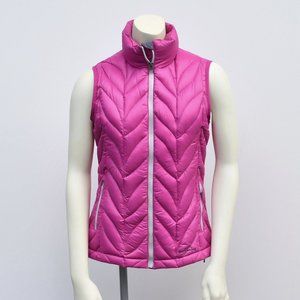 Eddie Bauer Down Vest in Barbie Pink Hot Pink Sz. XS